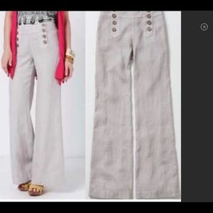Anthropologie Wide Leg Pants